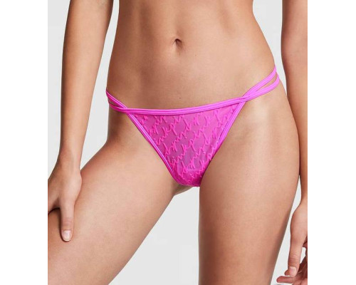 Жіночий комплект білизни PINK BRALETTES & BRA TOPS MESH PUSH-UP BRALETTE рожевий (М)