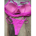 Жіночий комплект білизни PINK BRALETTES & BRA TOPS MESH PUSH-UP BRALETTE рожевий (М)