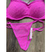Жіночий комплект білизни PINK BRALETTES & BRA TOPS MESH PUSH-UP BRALETTE рожевий (М)