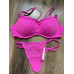 Жіночий комплект білизни PINK BRALETTES & BRA TOPS MESH PUSH-UP BRALETTE рожевий (М)