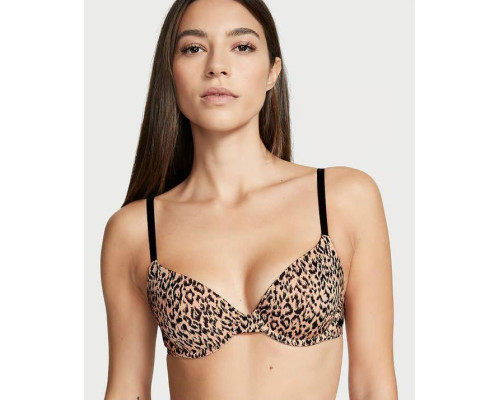 Бюстгальтер з кісточками Victoria's Secret Cameo Basic Animal 34В Леопардовий