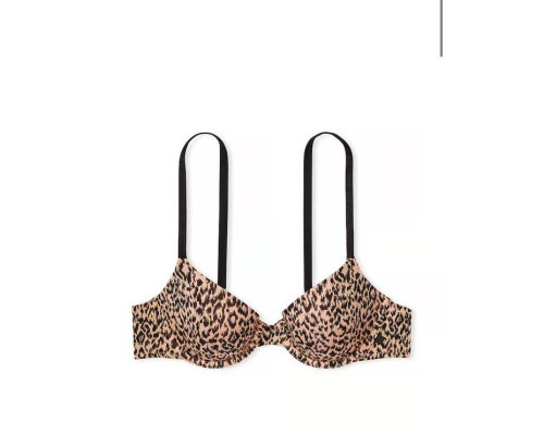 Бюстгальтер з кісточками Victoria's Secret Cameo Basic Animal 34В Леопардовий