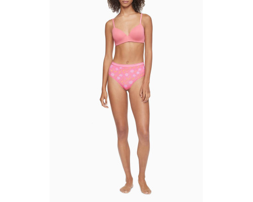 Трусики жіночі Calvin Klein Skin High Waist Thong Рожеві XS