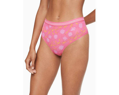 Трусики жіночі Calvin Klein Skin High Waist Thong Рожеві XS