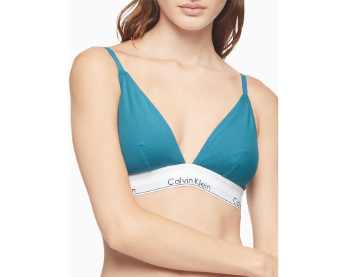 Бюстгальтер без кісточок бавовняний Calvin Klein S Зелений