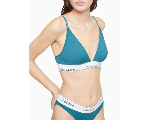 Бюстгальтер без кісточок бавовняний Calvin Klein S Зелений