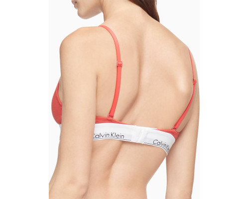 Бюстгальтер без кісточок бавовняний Calvin Klein S Рожевий