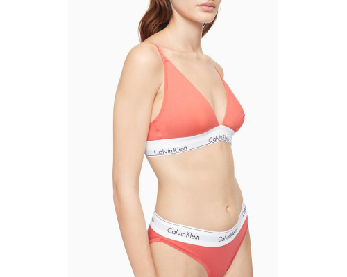 Бюстгальтер без кісточок бавовняний Calvin Klein S Рожевий