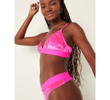 Бюстгальтер жіночий бралет Victoria's Secret  Pink велюровий S Рожевий