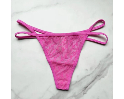 Жіночий комплект білизни PINK BRALETTES & BRA TOPS MESH PUSH-UP BRALETTE рожевий (М)