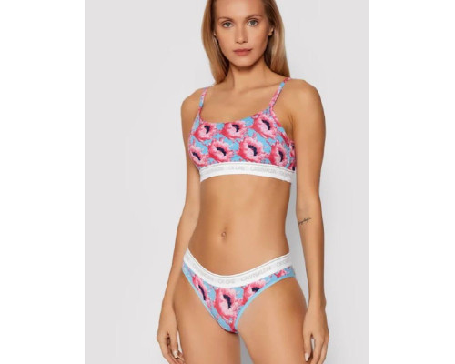 Трусики жіночі сліпи Calvin Klein Underwear S квітковий принт