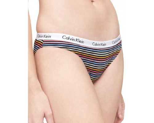Трусики жіночі сліпи Calvin Klein Underwear S в кольорову смужку