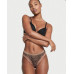 Трусики в рубчик Victoria's Secret Seamless Ribbed Hiphugger Panties М Леопардові