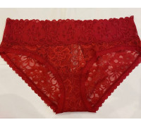 Трусики жіночі сліпи мереживні Victoria's Secret S Червоні