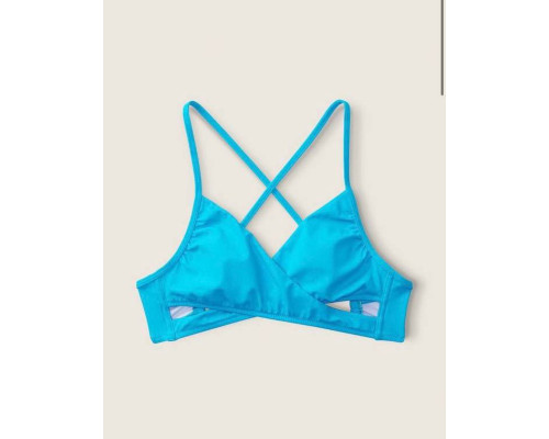 Жіночий купальник Victoria's Secret Bright Marine роздільний  блакитний  (M)