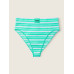 Трусики Бікіні Victoria's Secret PINK High Waist Rib Bikini Panty М смужка