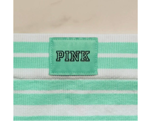 Трусики Бікіні Victoria's Secret PINK High Waist Rib Bikini Panty М смужка