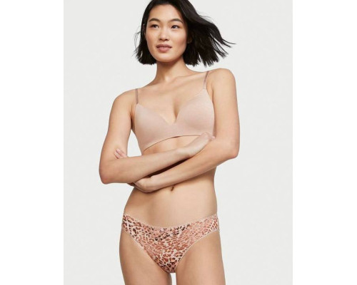 Бавовняні Трусики Бікіні Victoria's Secret 100% Cotton Bikini Panty S Леопардові