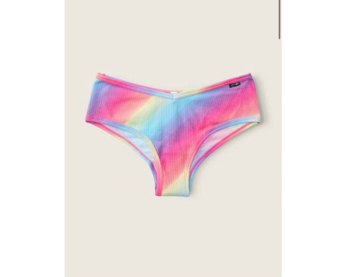 Трусики Victoria's Secret Pink Cotton Чікстери S різнокольорові