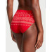 Трусики жіночі новорічні Victorias Secret Seamless Christmas Reindeer Panty Червоні L