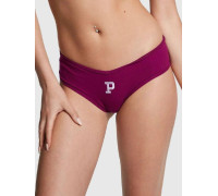 Трусики жіночі Victoria's Secret PINK фіолетові котонові чікстери S 