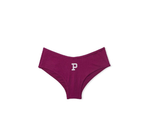 Трусики жіночі Victoria's Secret PINK фіолетові котонові чікстери М