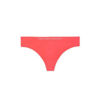 Жіночі трусики безшовні Victoria's Secret Seamless Thong стрінги помаранчеві М