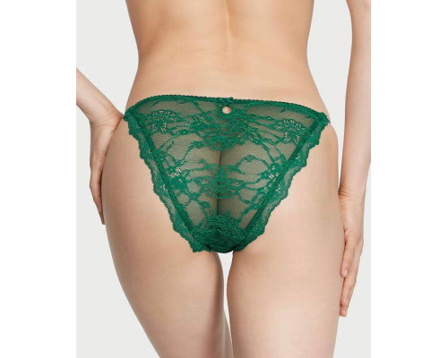 Жіночі трусики мереживні Victoria's Secret М Зелені