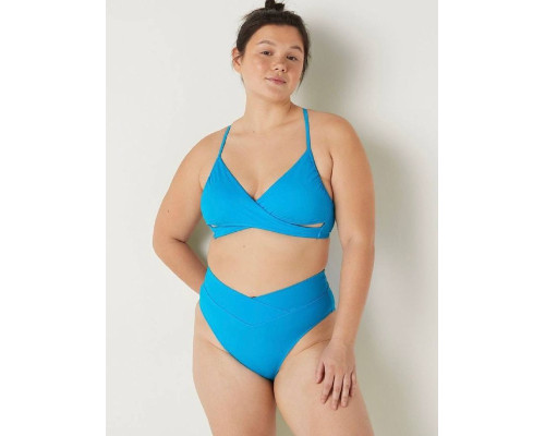 Жіночий купальник Victoria's Secret Bright Marine роздільний  блакитний  (M)