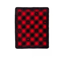 Плед VICTORIA'S SECRET COZY-PLUSH BLANKET колір червоно-чорний