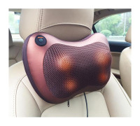 Масажер, масажна подушка для дому та машини Massage pillow CHM-8028 (4 ролика) з підігрівом